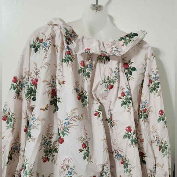 Meadows floral blouse with ties in the front us size 6 - Picture 8 of 10